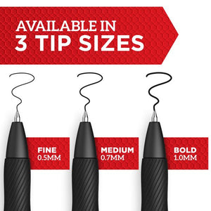 Sharpie S-Gel, Gel Pens, Medium Point (0.7mm), Black Ink Gel Pen, 8 Count