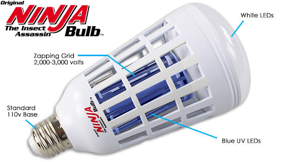 Ninja 2-in-1 Mosquito Killing LED Bulb